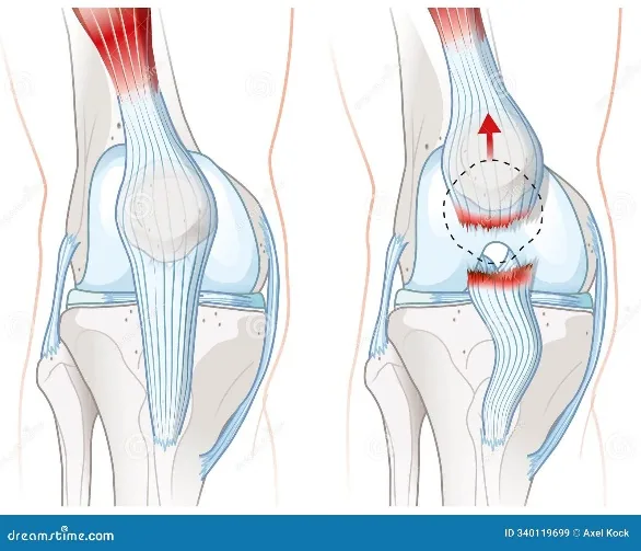 Rupture du tendon rotulien
